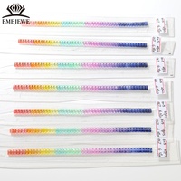 EMEJEWE Vente en gros de pierres précieuses arc-en-ciel de laboratoire, saphir taille octogonale, pierres en vrac certifiées par un tiers pour la fabrication de bijoux