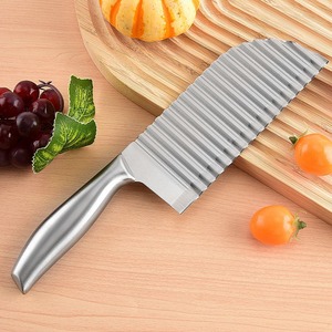 Cortador de <span class=keywords><strong>Patatas</strong></span> Fritas Onduladas de Acero Inoxidable 304 para el Hogar, Utensilio de Cocina Multifuncional - Product Image 4