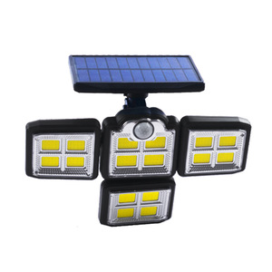 Solar Outdoor Wall Lamp <b>Led</b> Square Polycarbonate <b>Diffuser</b> 12V DC 6V Solar Powered Motion Sensor For Garden Gate Courtyard - Product Image 2