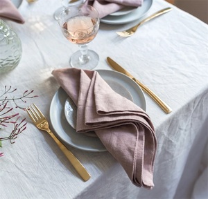 <span class=keywords><strong>Tissu</strong></span> en lin délavé avec pierres naturelles, style européen, personnalisé, pour mariage, 100% pièces - Product Image 2