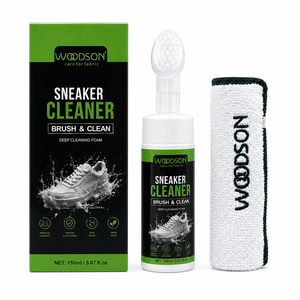 Set per la Pulizia delle Sneaker con Spazzola in Schiuma per Pulizia Profonda e Asciugamano Assorbente per Casa, Viaggi, Palestra e Uso Quotidiano - Product Image 4