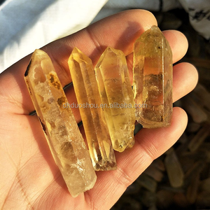 Bán Sỉ Thạch Anh Thạch Anh Citrine Thô Tự Nhiên Củ<span class=keywords><strong>a</strong></span> Citrine Điểm Tinh Thể Thô - Product Image 5