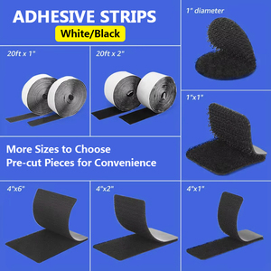 Wholesale Round Adhesive <strong>Hook</strong> and Loop Tape Sliced/Cut <strong>Magic</strong> Tape With <strong>Sticky</strong> on the Back for Versatile Applications - Product Image 6