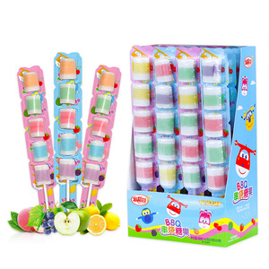Bonbons Gélifiés Fruités en Spirale Guimauve Arc-en-ciel Sucré-Acidulé en Rouleaux Sucettes Moelleuses en Sachet pour Fête d'Enfants Cadeau - Product Image 1