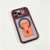 Coque de téléphone transparente pour usage quotidien, voyages et affaires, avec protection magnétique d'objectif, antichoc, pour iPhone 17 18 Pro Max