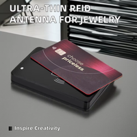 Lector y Grabador RFID USB de 13.56MHz con Material ABS, Lector de Tarjetas NFC RFID para Control de Acceso