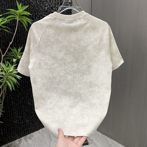 Nouveau T-shirt d'été décontracté et tendance à manches courtes, respirant, haute élasticité, haut de gamme, motif tie-dye, polyvalent pour <span class=keywords><strong>homme</strong></span> - Product Image 2