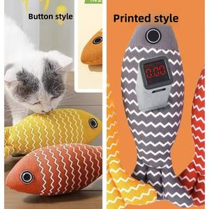 Jouet générique anti-anxiété pour chat en forme de poisson à la catnip, jouet interactif pour chat pour le jeu et contre l'ennui, jouet à la catnip pour un soin complet - Product Image 2