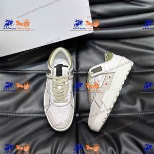 Calzado Deportivo de Lujo Unisex para Hombre y Mujer, de Cuero Genuino con Cierre de Cordones, para Caminar y Correr en Verano y Otoño, Estilo Moncler - Product Image 4