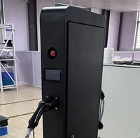 Nouvelle Offre Spéciale HTYITONG Lecteur Publicitaire Station de Recharge pour Véhicules Électriques OCPP POS Double Prise Type 2 Étanche IP65 44KW EV
