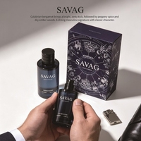 Coffret cadeau de parfum pour homme, fragrance aromatique Fougère avec notes de bergamote, poivre et bois d'ambre, pour un usage quotidien, collection de parfums