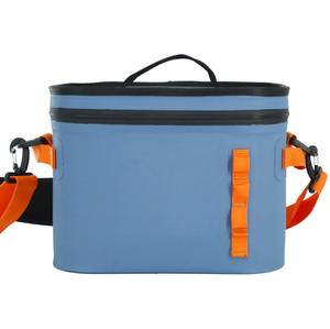 กระเป๋าเก็บความเย็นแบบมีฉนวนสำหรับแคมป์ปิ้ง ใส่กระป๋องได้ 8 กระป๋อง กระเป๋าเป้สะพายหลังสำหรับปิกนิก กระเป๋าเก็บความเย็นแบบกันน้ำ - Product Image 5