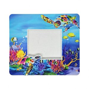 Ocean Series Small Picture Frame Ceramic Resin Refrigerator Magnet with Traditional Design Medium Magnetic <b>Sticker</b> <b>Sheet</b> Size - Product Image 1