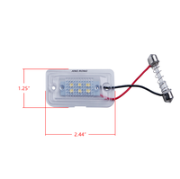 2 pièces CANbus sans erreur LED blanc numéro feux de plaque d'immatriculation pour Mercedes Benz W203 C209 A209 R230 R199