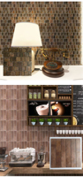 Mosaico de bronce Azulejos de pared de metal Fondo de personalidad Azulejo de pared interior Azulejo de piso de hotel Diseñador de proyectos Metal seleccionado
