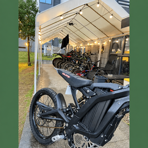 <span class=keywords><strong>Housse</strong></span> de siège de style GUTS pour vélo électrique Sur-Ron Light Bee 79, accessoire de rechange développé par SD pour moto tout-terrain électrique. - Product Image 2