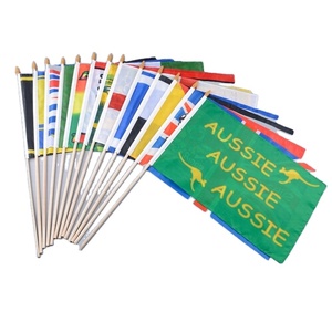 Bán Sỉ Cờ Trắng In Logo Tùy Chỉnh Cờ Trắng 100% Polyester In Lụa Quảng Cáo Thiết Kế Của Bạn Cầm Tay Với Cột Cờ Biểu Ngữ <span class=keywords><strong>Mini</strong></span> - Product Image 3