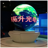 Pantalla LED Esférica con Forma de Globo, Diámetro de 0.4-3m, P2.5, para Exposiciones, Uso en Interiores/Exteriores, SDK OEM Disponible, 5000cd/m², IP45