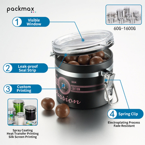Customized Private Label Metal Watering Can <b>Tea</b> Tin Can Coffee Tin Can Canister Aluminum <b>Tea</b> Gift <b>Box</b> Metal Cans - Product Image 4