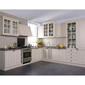 מודרני אוכל חדר להרכבה עצמית מטבחים ארון סט עיצוב מוכן לשמוש לבן pvc קצף לוח עץ מטבח ארונות - Product Image 5