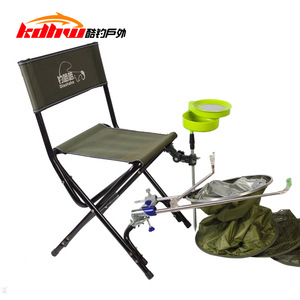 Silla de Pesca Plegable de Aleación de Aluminio, Portátil, con Respaldo Retráctil, para Uso en Campamentos al Aire Libre - Product Image 2