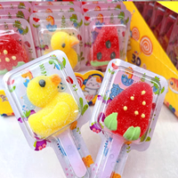 Bonbons gélifiés 3D en forme de fruits, saveurs assorties, vente en gros, gommes molles pour les fêtes d'enfants