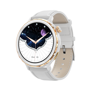 นาฬิกาข้อมือผู้หญิง <span class=keywords><strong>HT21</strong></span> ดีไซน์หรูหรา หน้าปัดคุณภาพสูง จอ HD ขนาดใหญ่ รองรับการโทรผ่านบลูทูธ ตรวจสอบสุขภาพ ประสิทธิภาพสูง อายุการใช้งานยาวนาน - Product Image 4