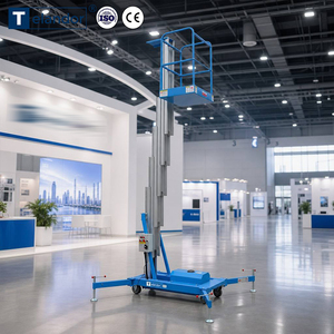 ลิฟท์เสาเดี่ยว 4 เมตร รับน้ำหนัก 125 กิโลกรัม ใช้ไฟ AC 220V พร้อมขาตั้งแบบขยายออก - Product Image 4