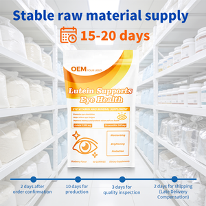 Vitaminas para el Cuidado de los Ojos OEM, Complejo de Arándanos, Betacaroteno, Luteína, Zeaxantina, Gomitas, MOQ Flexible, Plazo de Entrega Rápido, Certificado cGMP COA - Product Image 3