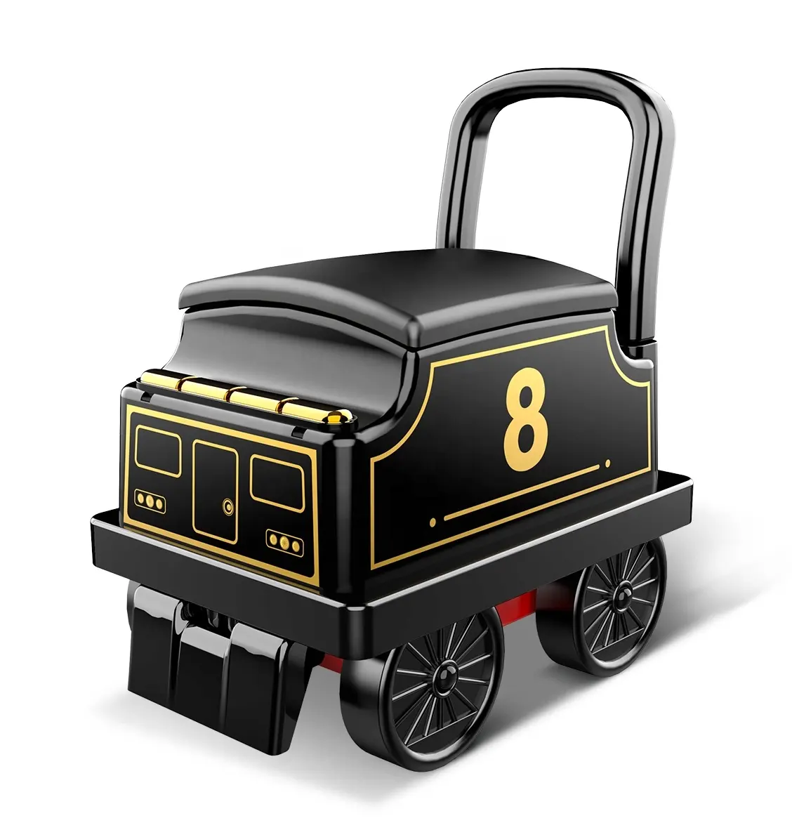 Classical style kids electric train toy car track with sound