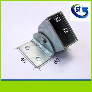 Zinc Coated <strong>Fence</strong> Tube Square <strong>Post</strong> <strong>Wall</strong> Mount Railing <strong>Bracket</strong> SB2-40X40 - Product Image 6