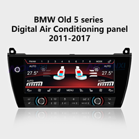 Bosstar Panneau de commande de climatisation à écran tactile de 10.25 pouces pour BMW Série 5 2011-2017 Mise à niveau de la climatisation à écran AC numérique
