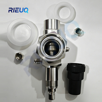 Vanne de réfrigération en acier inoxydable Annjoe Rotalock 1" UNF 3/8" ODS pour système de climatisation HVAC, vanne d'accès V01 V02