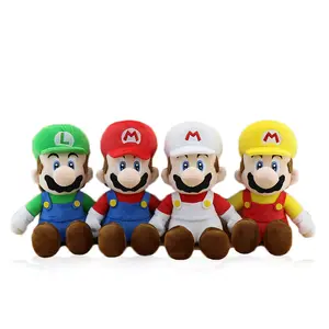 Bán buôn Super Mario Nintendo Mario Louis Búp bê đồ chơi nhà máy bán hàng trực tiếp Anime dễ thương Super Mario búp bê sang trọng Đồ chơi nhồi bông