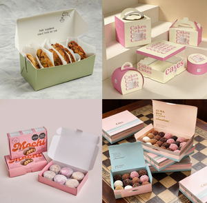 Caja de Embalaje Rosa de Nuevo Estilo, la Más Vendida, para Pasteles, Donuts, Sushi, Repostería, Caja de Embalaje Personalizada para Galletas y Brownies con Insertos - Product Image 6
