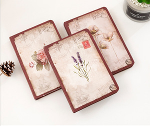 Cuaderno <span class=keywords><strong>de</strong></span> Tapa Dura Estilo Europeo Vintage Retro, con Páginas Interiores a Color, Diseño Floral <span class=keywords><strong>de</strong></span> Ensueño, Diario, Libreta - Product Image 5