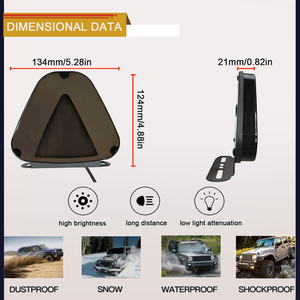 ไฟท้ายรถบรรทุก LED 24V สภาพใหม่ เลนส์สีแดง พร้อมไฟสีน้ำเงิน ผลิตโดยตรงจากโรงงาน - Product Image 2