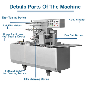 Ba Chiều Trong Suốt Phim Bbop Hộp Thuốc Lá Xà Phòng Bao Cao Su Thực Phẩm Cartoning Chơi Thẻ Nước Hoa Hộp 3D Bao Bì Máy - Product Image 3
