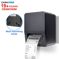 Impresora POS de Precio de Distribuidor, Impresora Térmica de Recibos de 80mm con Cortador Automático, 230mm, Negra, USB, LAN Opcional, Sistema POS Directo de Fábrica