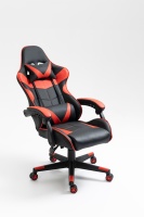 Bureau de jeu LED RGB en forme de Z, table d'ordinateur ergonomique avec surface en fibre de carbone et port USB