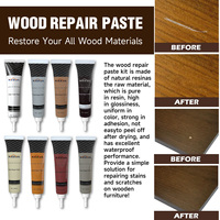 Bodenreparatur-Set Holzmöbel-Kratzer-Reparaturpaste Holz-Ausbesserungsmasse Laminatboden-Reparaturset für Kratzer, Risse, Flecken
