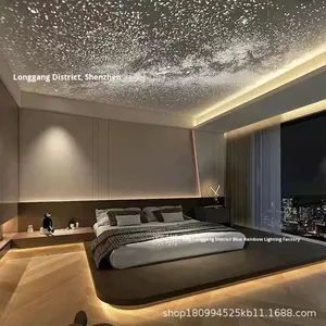Ciel <span class=keywords><strong>étoilé</strong></span> <span class=keywords><strong>fibre</strong></span> <span class=keywords><strong>optique</strong></span> lumière IP65 LED <span class=keywords><strong>plafond</strong></span> de panneau de gypse pour Home cinéma décor à la maison chez l'habitant Club salle de billard - Product Image 2