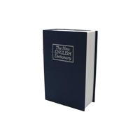 Coffre-fort secret en forme de livre avec serrure à code, construction en ABS et métal, anti-collision, pour rangement domestique