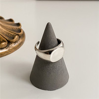 Ada Jewelry Anillo de Plata de Ley 925 para Mujer, Estilo Coreano, Acabado Liso, Anillo de Eternidad, Venta al por Mayor