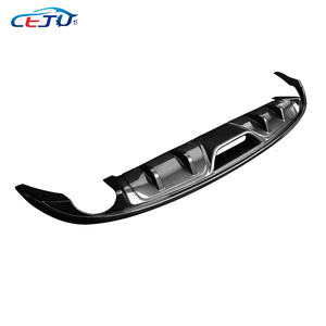 Kits de accesorios para coche con aspecto de fibra de carbono ABS negro, piezas, difusor de labio de parachoques trasero para <span class=keywords><strong>Mazda</strong></span> 3th Gen BM BN Axela <span class=keywords><strong>3</strong></span> <span class=keywords><strong>Sedan</strong></span> 2014-<span class=keywords><strong>2018</strong></span> - Product Image 6