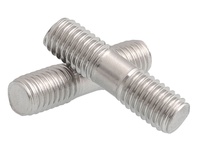 M6 M8 M10 M12 M14 M16 M20 M24 Stud Bolts 304 Stainless Steel Dual Head Thread Rod Metric Standard Double Head Screw