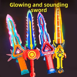 Épée <span class=keywords><strong>Jouet</strong></span> pour Enfants, Épée Électrique en Plastique Lumineuse Multicolore pour Petits Garçons, Idéale pour la Vente Ambulante et les Marchés Nocturnes - Product Image 1