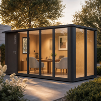 COCOVIA Chambre d'hôtel modulaire préfabriquée moderne de 20 pieds à construction rapide pour bureau à domicile