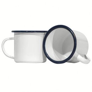Wholesale Cast Iron Eco-Friendly Dishwasher Microwave Safe Sublimation Vintage Customized Logo Enamel Coffee Mug Food-Grade - Product Image 4