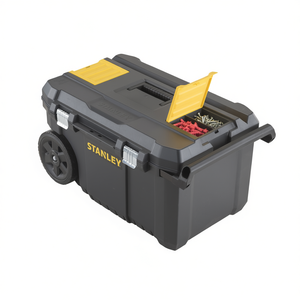 Caja de herramientas con ruedas Stanley de 20 pulgadas con ruedas y tapa para almacenamiento de herramientas y ferretería - Product Image 2